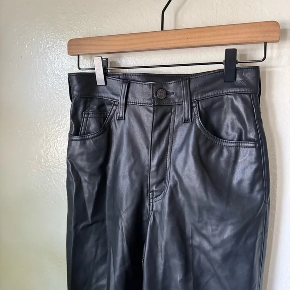 Levi’s | Premium 70’s Flare Faux Leather Jeans - Picture 3 of 7